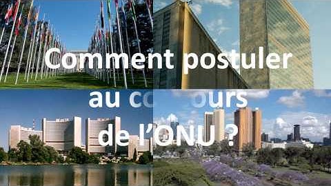 Postuler au concours de l