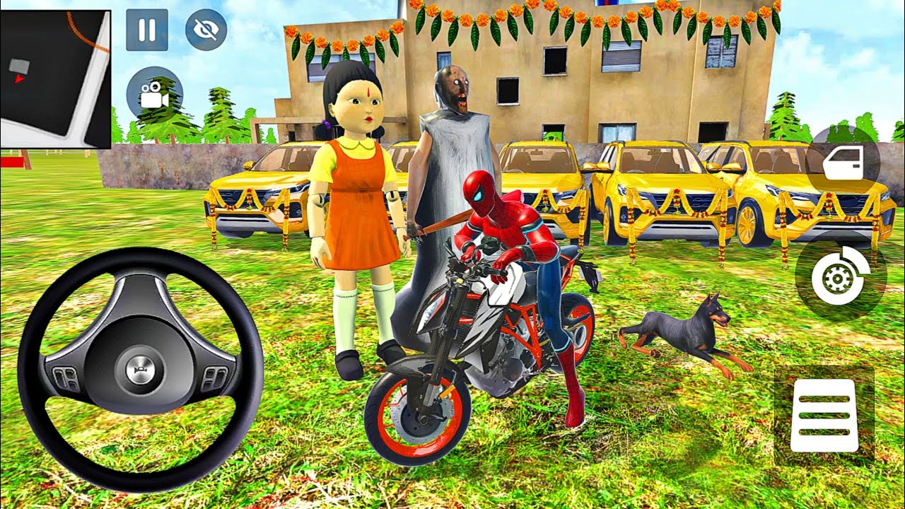 🦸🏻Spiderman, Squid & Granny 3D Game ♨️ Indian Thift Auto Simulator 🦚 Purchase Lot's of Scary Teacher