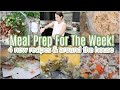 Meal prep for the week 4 new recipes  around the house happenings cleaning cooking etc