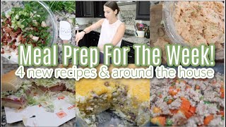 Meal Prep For The Week 4 New Recipes Around The House Happenings Cleaning Cooking Etc