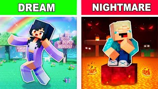 1 DREAM and 1 NIGHTMARE In Minecraft!