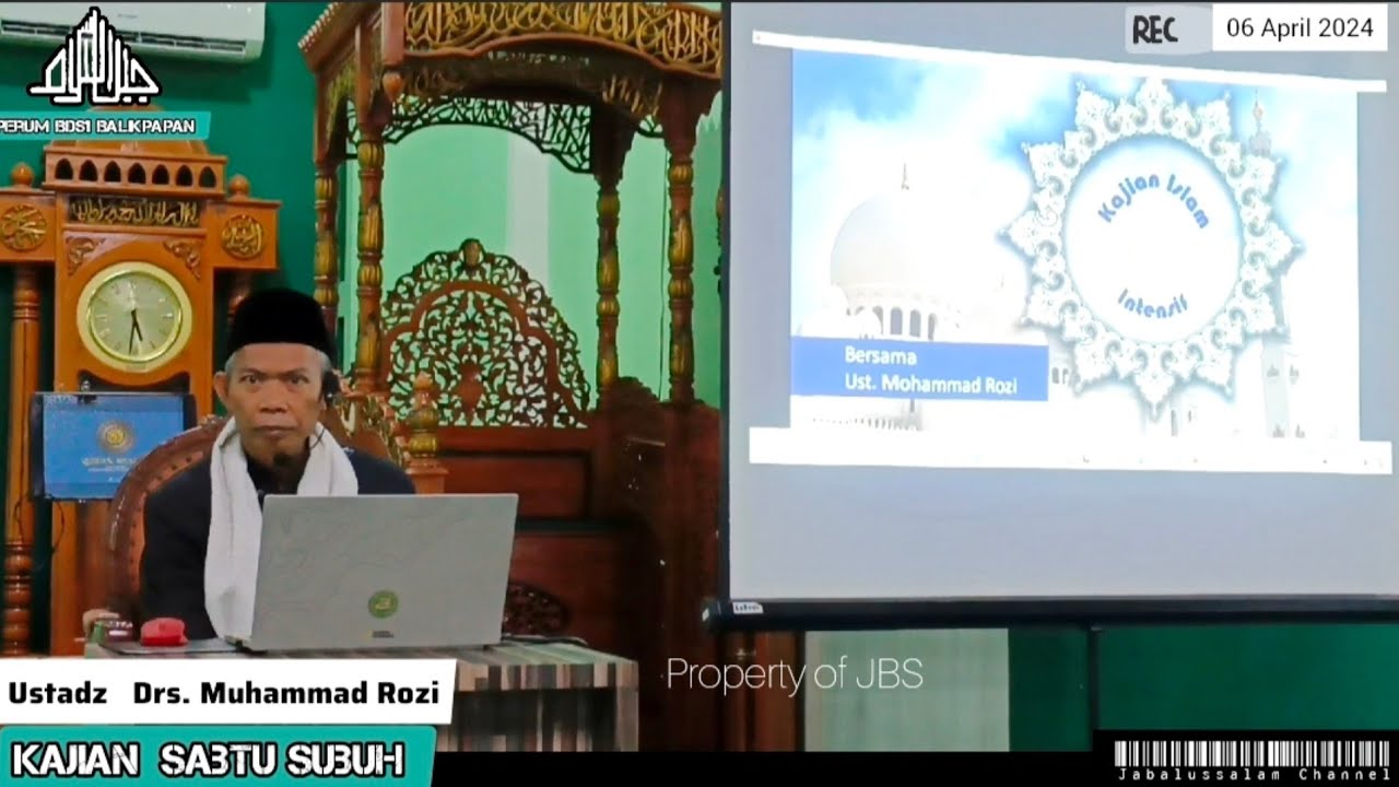 Fiqih Idul Fitri | Drs. Muhammad Rozi|Kajian Sabtu Subuh| 06 April 2024 ...