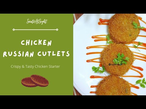 Chicken Russian Cutlet Easy Tasty Chicken Starter Youtube