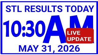 Stl results today 10:30am draw May 31, 2026 stl swer3 swer4 pares pcso stl