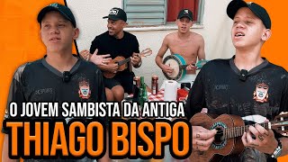 SAMBA RAIZ, O GAROTO COM ALMA DE SAMBISTA DA ANTIGA - THIAGO BISPO | Brito Visita