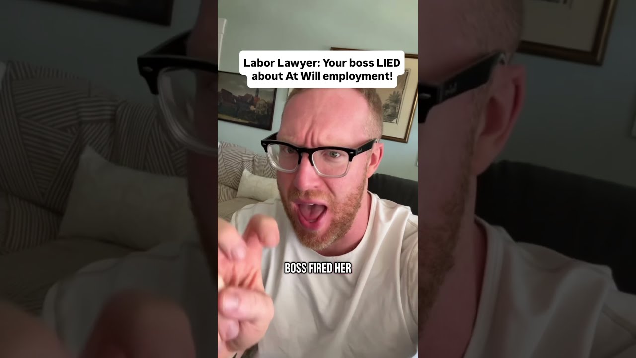 At Will Employment Is Bullsh T