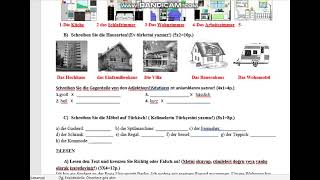 20222023 Almanca 11 Sınıf 1.Dönem 1.Yazılı Sınavı