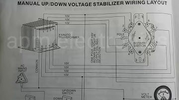 #Manuel #Stabilizer #Circuit #diagram  Normal & #AutoCut with Layout