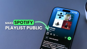 How to make Spotify Playlist Public?