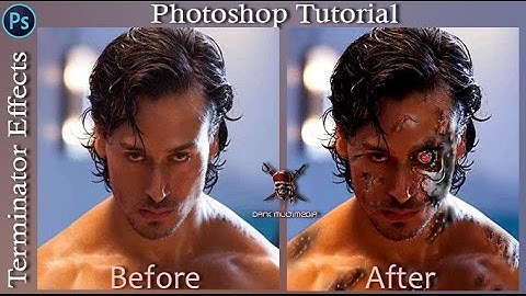 Terminator 2018 - Movie Poster Design - Photo Effect || Photoshop Full Tutorial