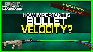 How Important is Bullet Velocity in Modern Warfare?