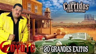 Puros Corridos Con Banda Para Pistear 🎤  El Coyote y Su Banda Tierra Santa - Las 20 Grandes exitos 🎷