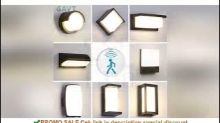 LED Outdoor Lights Motion Sensor Outdoor Wall Light Waterproof IP65 Outdoor Wall Lamp Street lamp Ga