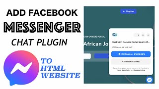 Add Facebook Messenger Chat Plugin to HTML Website Django