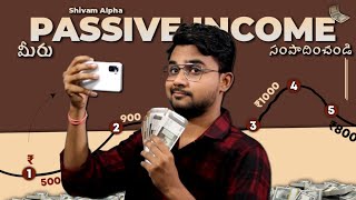 Passive Income; Side Hustle (5k)  - I Tried This "Earn Money Online" Method Telugu