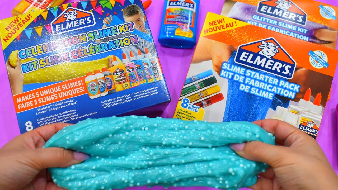 ELMER'S Kit de fabrication de Slime métallique, 2 flacons de colle