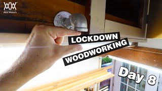 DAY 8 | I made a pull-up bar! | LOCKDOWN WOODWORKING