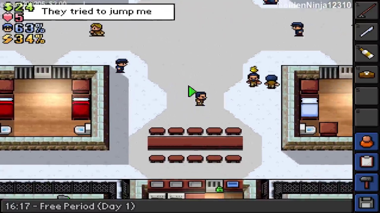 The Escapists Escape from Winter Camp Pt. 1 Multiplying Desks YouTube