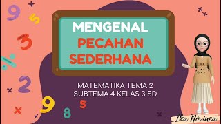 MENGENAL PECAHAN SEDERHANA || MATEMATIKA TEMA 2 SUBTEMA 4 KELAS 3 SD
