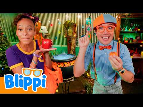 Blippi & Meekah’s Halloween Games & Spooky Treats! Play Fun Halloween Games & Win Candy!
