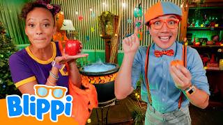 blippi meekah s halloween games spooky treats play fun halloween