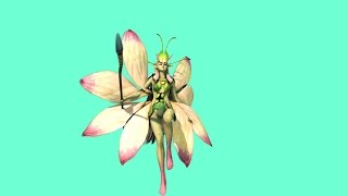 Green Screen Fairy of Plants Attacked and Dies - Footage PixelBoom