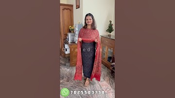 Pure Modal Silk Handblock Ajrakh print Salwar Materials #ajrakh#modal Check out full video.#trending