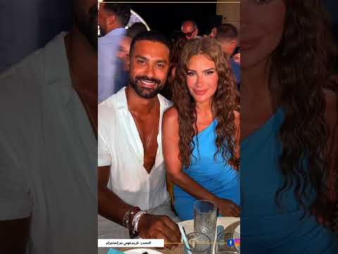 كريم فهمي وصبا مبارك عقب عرض مسلسلهما ٢٢٠ يوم ايه رأيكم في المسلسل صبا مبارك كريم فهمي