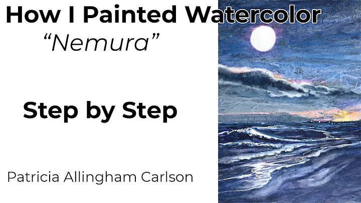 How I Painted Watercolor Nemura Step by Step