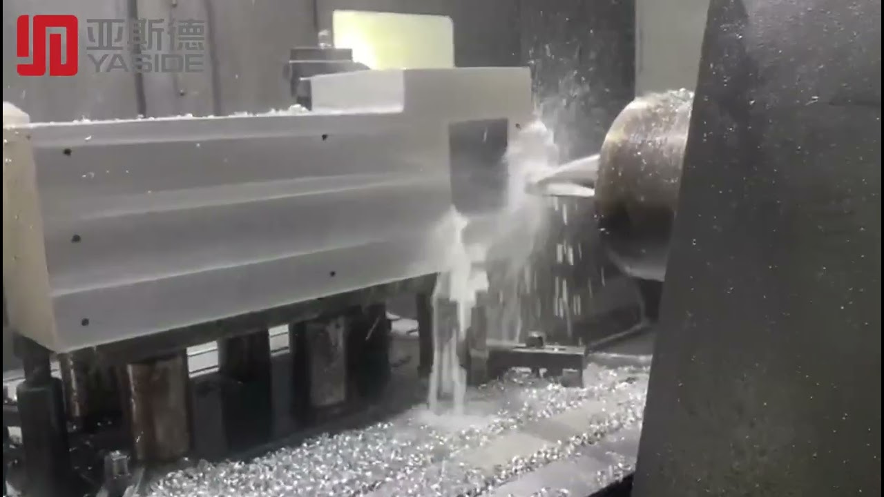 The left-side cast aluminum column