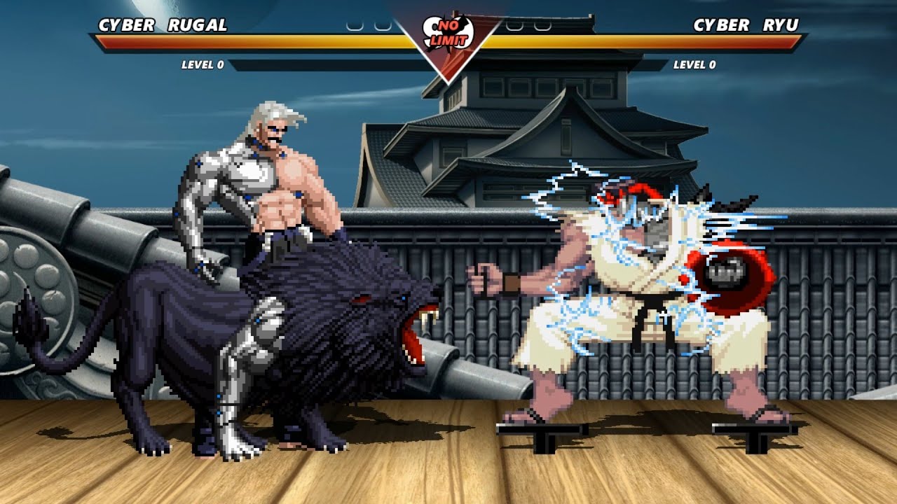 CYBER RUGAL vs CYBER RYU - High Level Awesome Fight! - YouTube