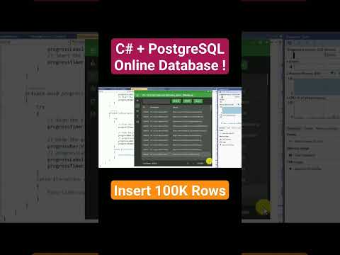 P.3 C# + PostgreSQL Online : The fastest way to insert 100K records!
