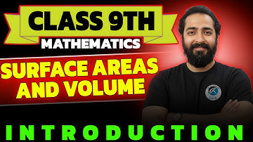 Class 9 Mathematics | Surface Areas and Volume - Introduction | Vivek Jha Sir | CGA 9th & 10th