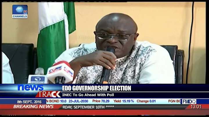 INEC To Go Ahead With Edo Election Despite Security Concerns