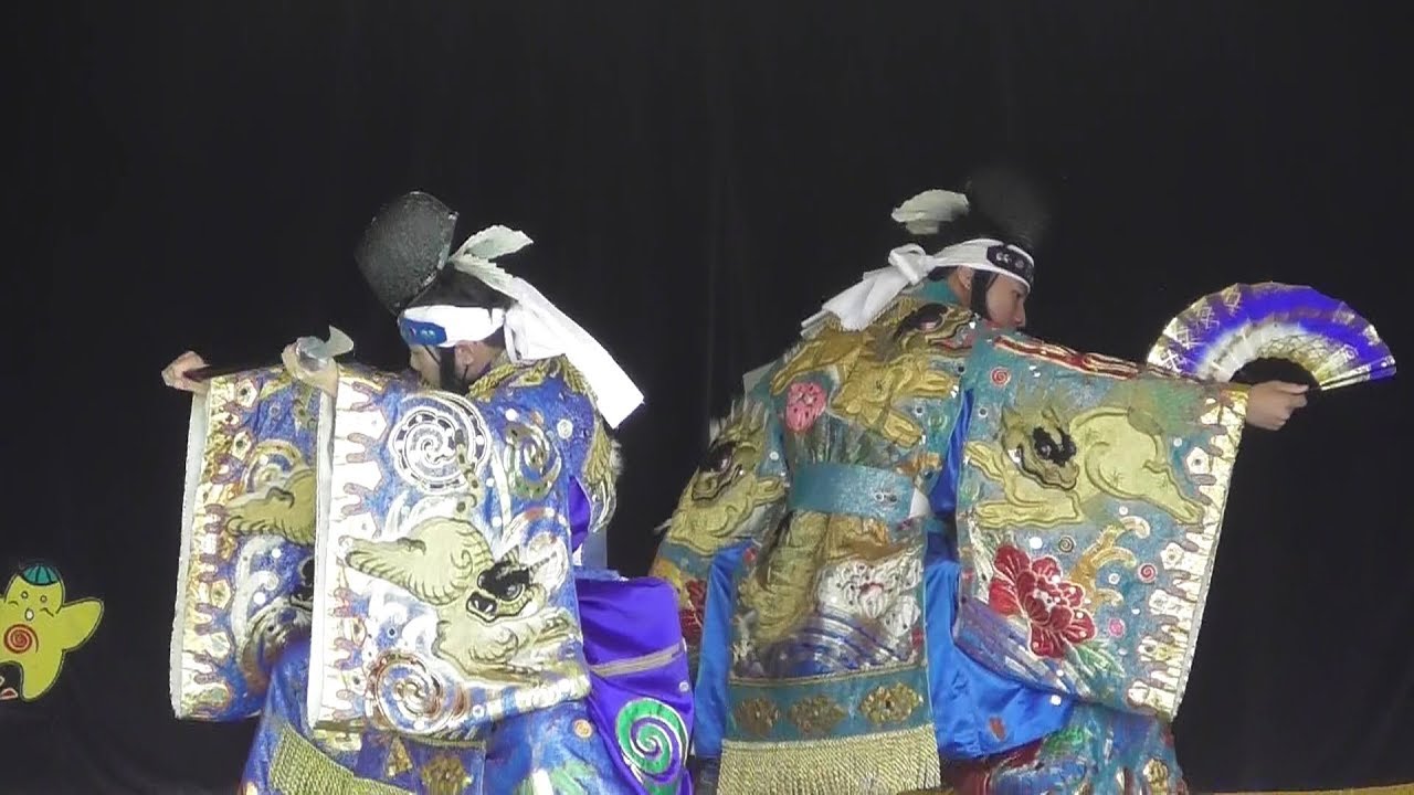 石見神楽 広島神楽 びん毛 下がれ髪 石見神楽 今市神楽社中 神武（六調子） - YouTube
