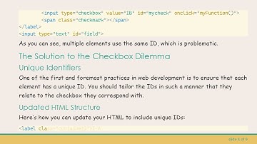 Fix Checkboxes Not Displaying Text Fields: A Simple JavaScript Solution
