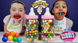 Toys  Baby Bottle Bubble Gum Bad Candy Candy Sour Warheads Extreme VS★Anime channel