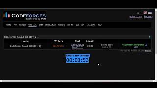 Celebrity Codeforces Round 868 (Div. 2) : Live coding A,B,C,!D Profile