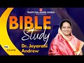 Bible study  29 march 2024  dr jeyarani andrew