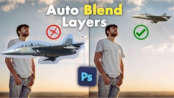 🔥 Magic of Auto Blend Layers in Photoshop 😱