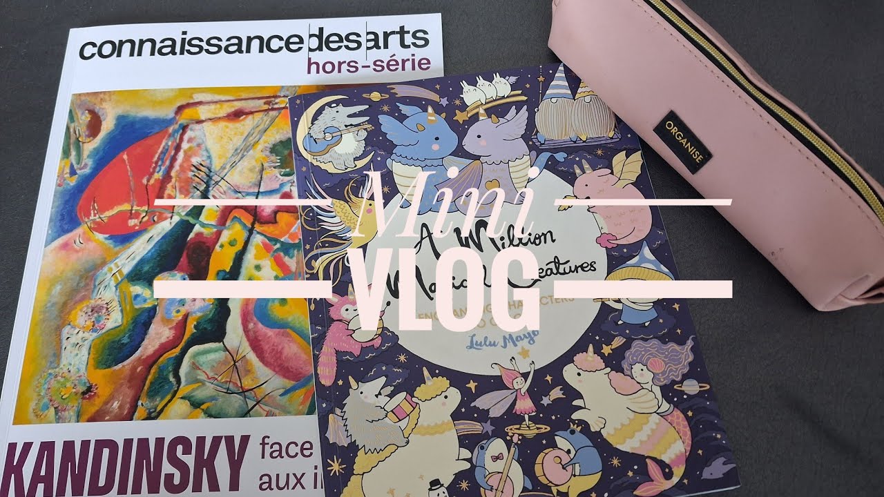 Vlog - une sortie et mon avis sur les crayons action