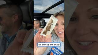 Would YOU Eat This? 😂 The Crusty Mustard Packet Challenge on the Way to Soccer!