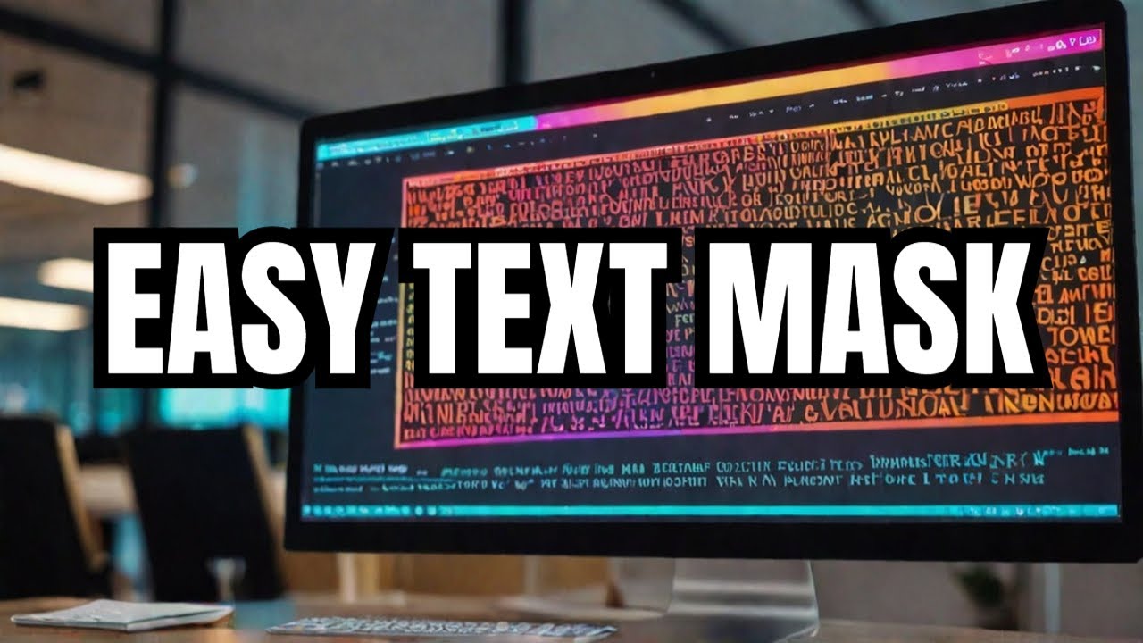 The BEST Way to Make a Text Mask Effect