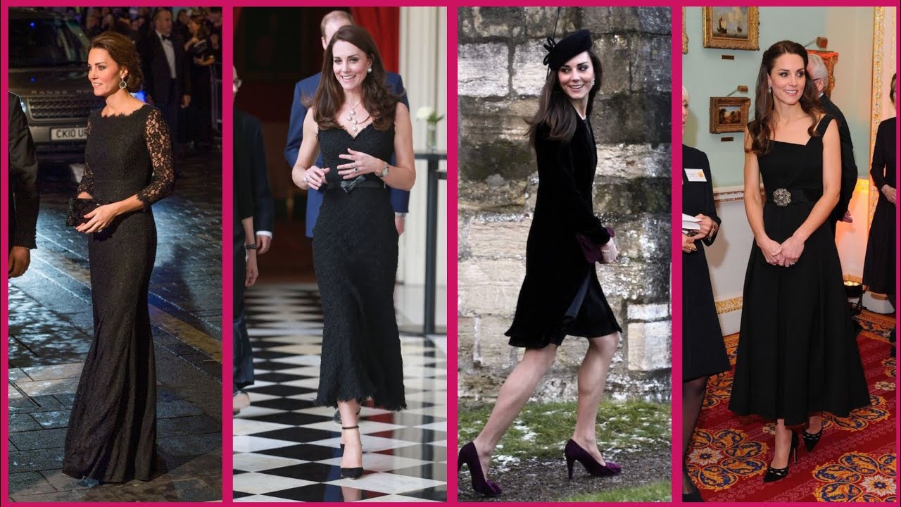 Kate fashion Kate Middleton looking so beautiful in black dresses Kate