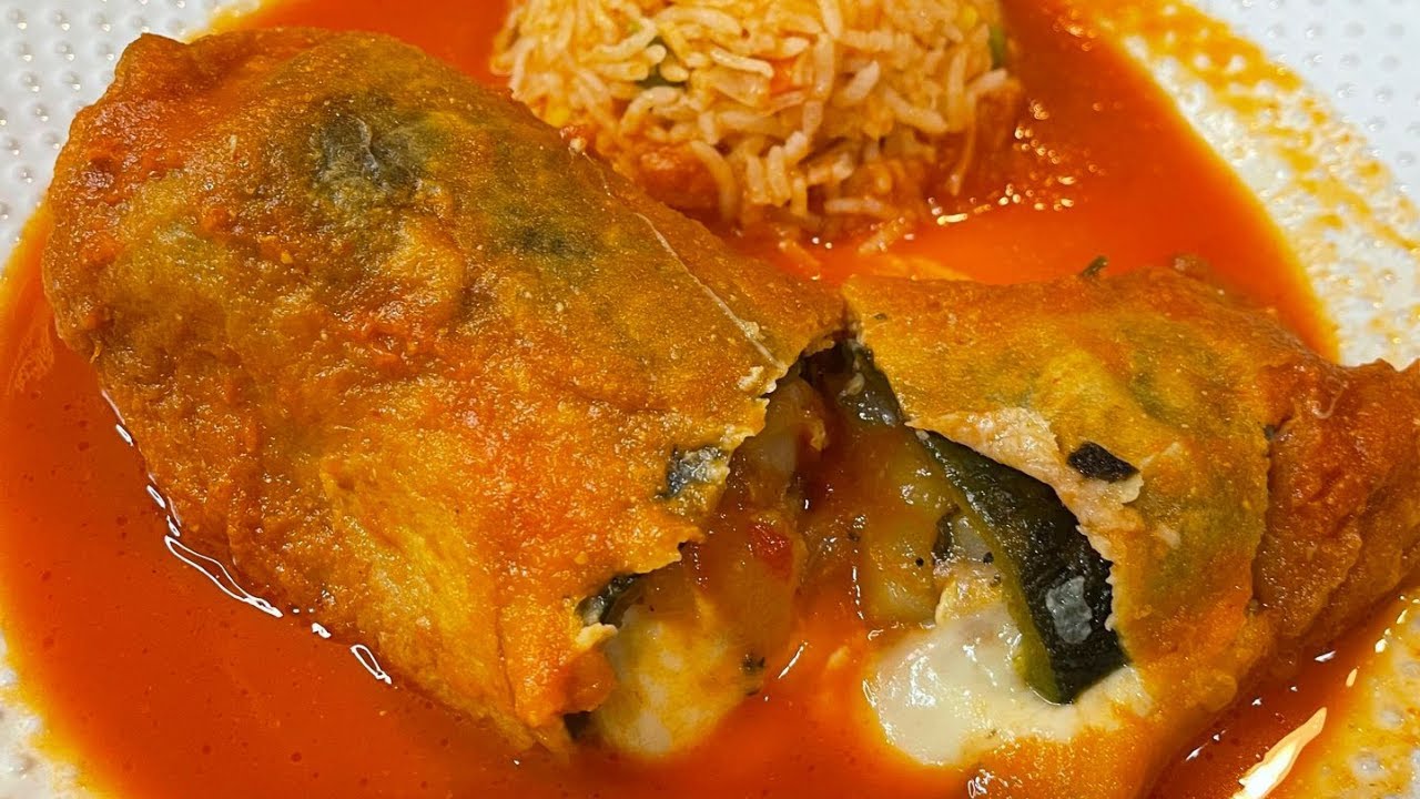 Cómo Hacer  Deliciósos Chiles Rellenos De Queso Con Papa Para Comida de Diario Muy Ecónomico.