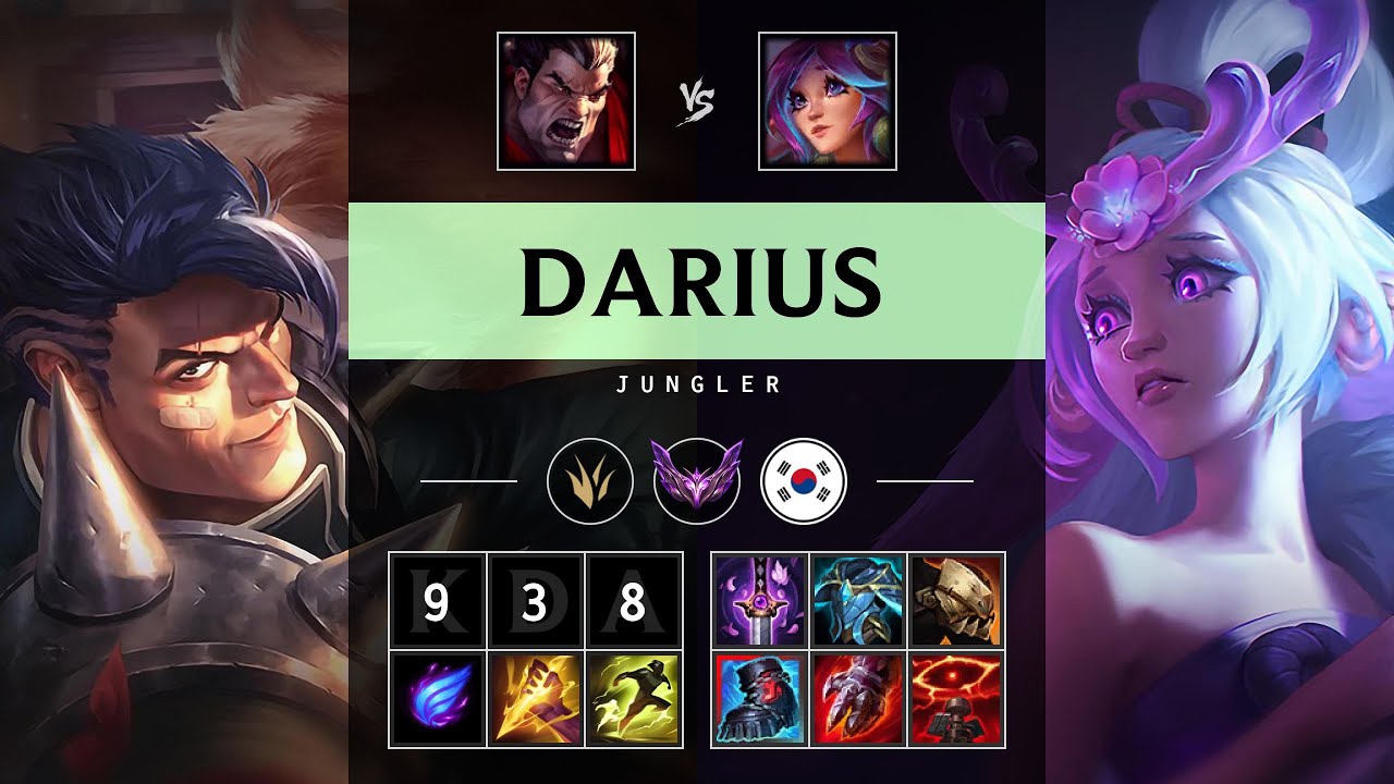 Darius Jungle vs Lillia - KR Master Patch 25.19