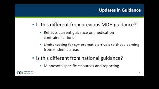 Refugee Health Microlearning Series: Malaria