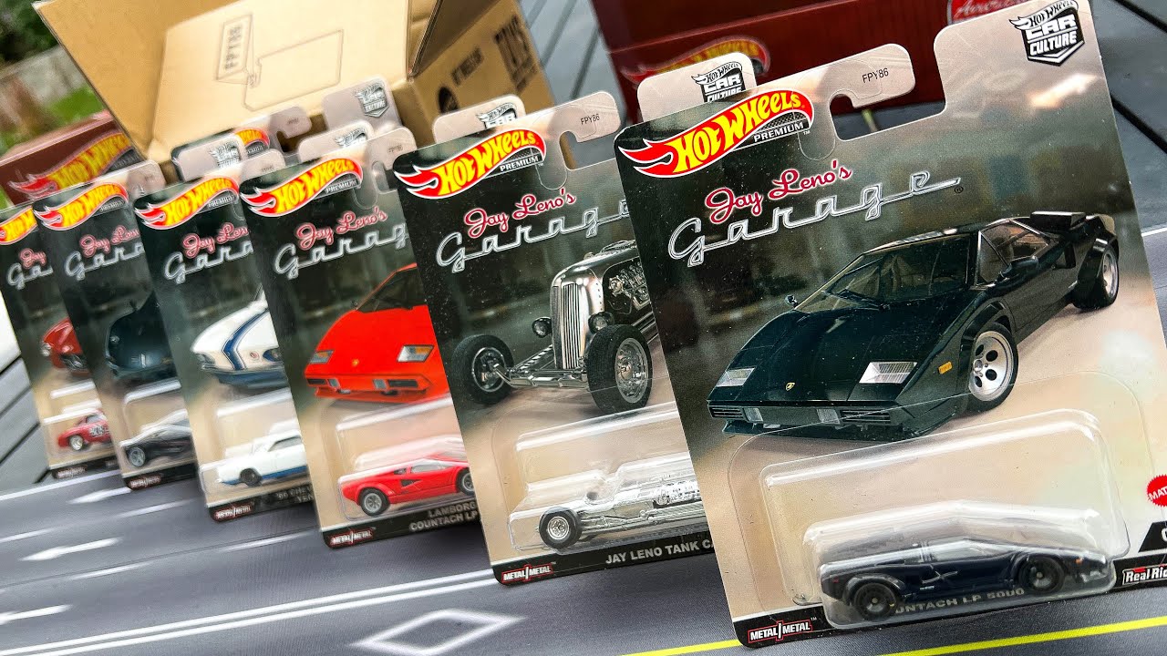 Lamley Showcase Hot Wheels Jay Leno's Garage & the amazing Countach