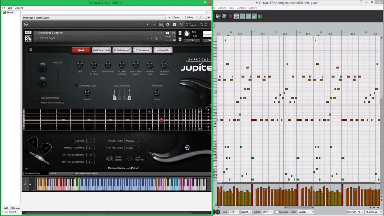 Shreddage Jupiter - Erra Snowblood Mini Cover (With Guitar MIDI File)