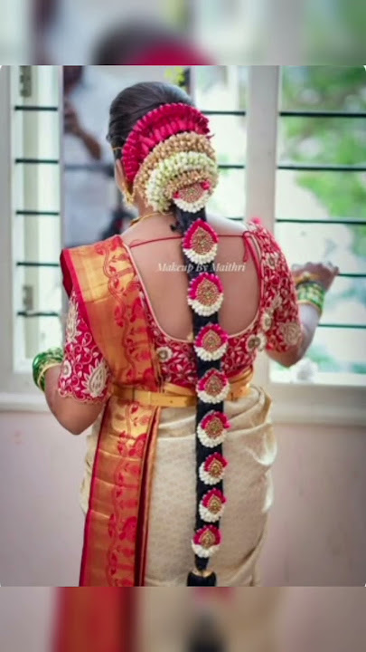 South Indian Bridal, Haire Style #virul #shortmusic #trending